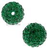 Beadelle® Crystal Candy Beads 12mm  Emerald